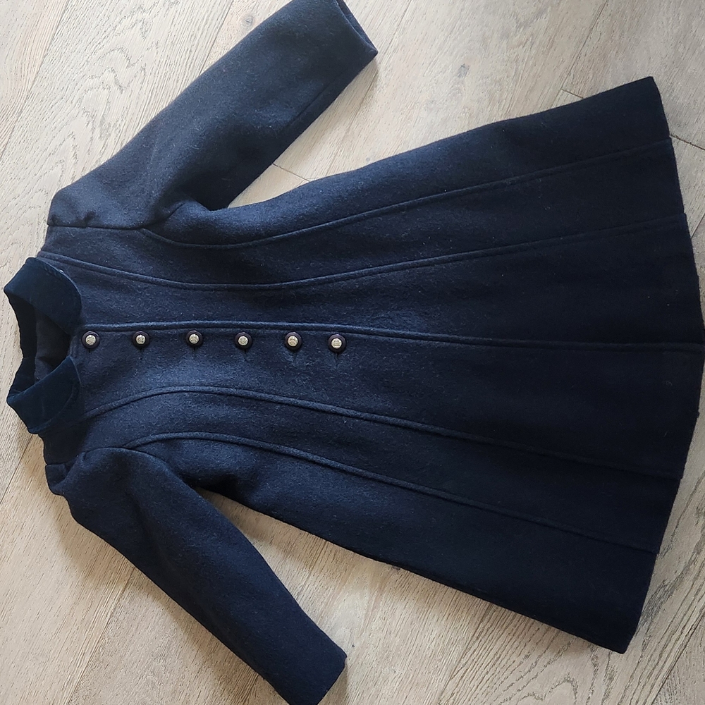 Elegant Black Young Girls Coat